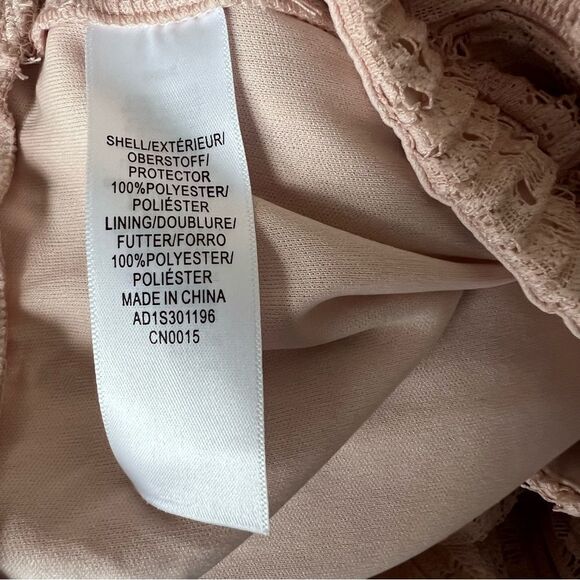 🆕 Adrianna Papell Pleated Lace Pull On Skirt size M - Picture 7 of 7